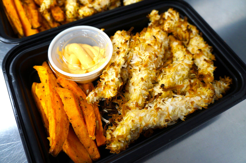 Baked Coconut Chicken Fingers