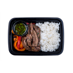 Chimichurri Steak & Grilled Peppers