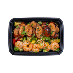 Shrimp & Sausage Skillet